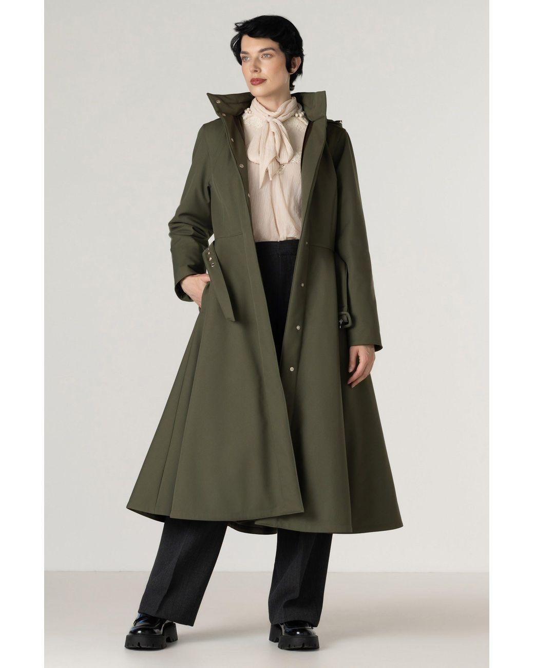 RainSisters Green Winter Coat: Moss