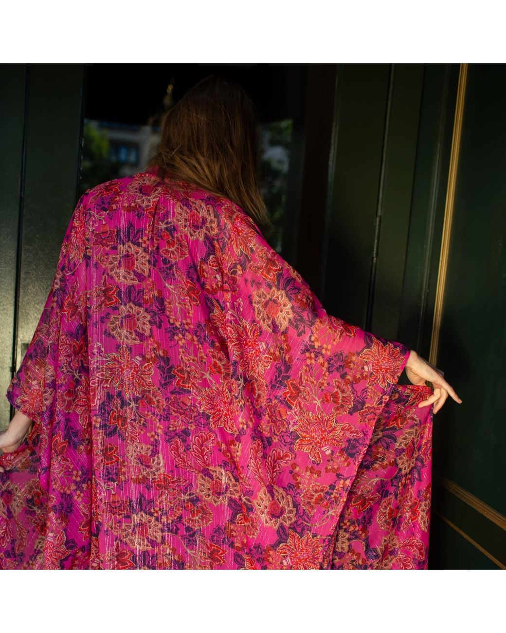 Jennafer Grace Red Orleans Kimono