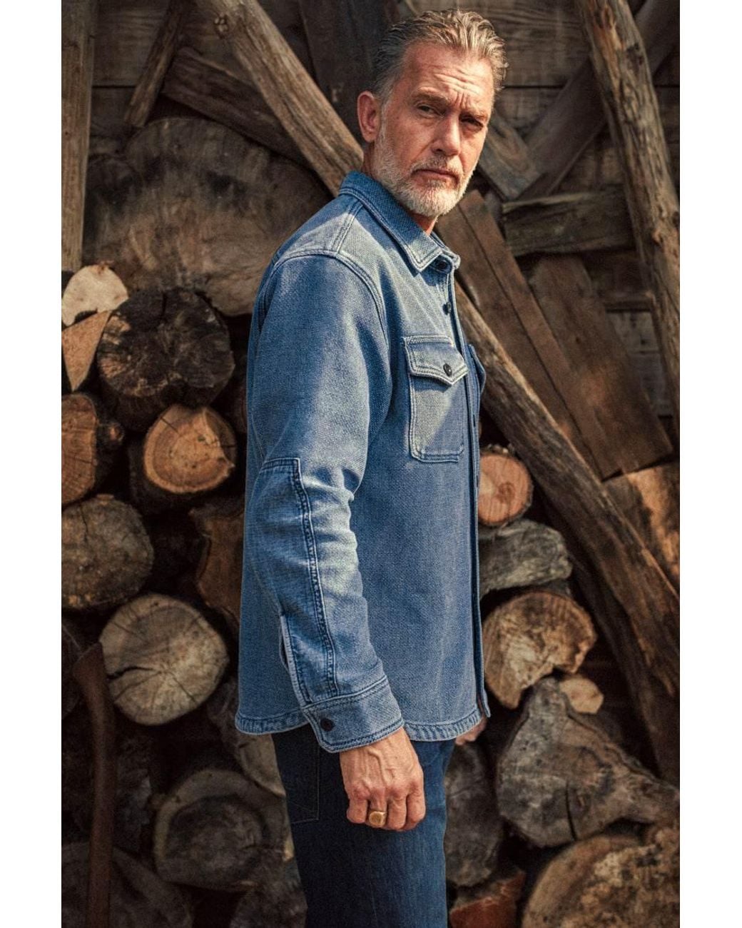 &SONS Trading Co Blue Laramie Shirt for men