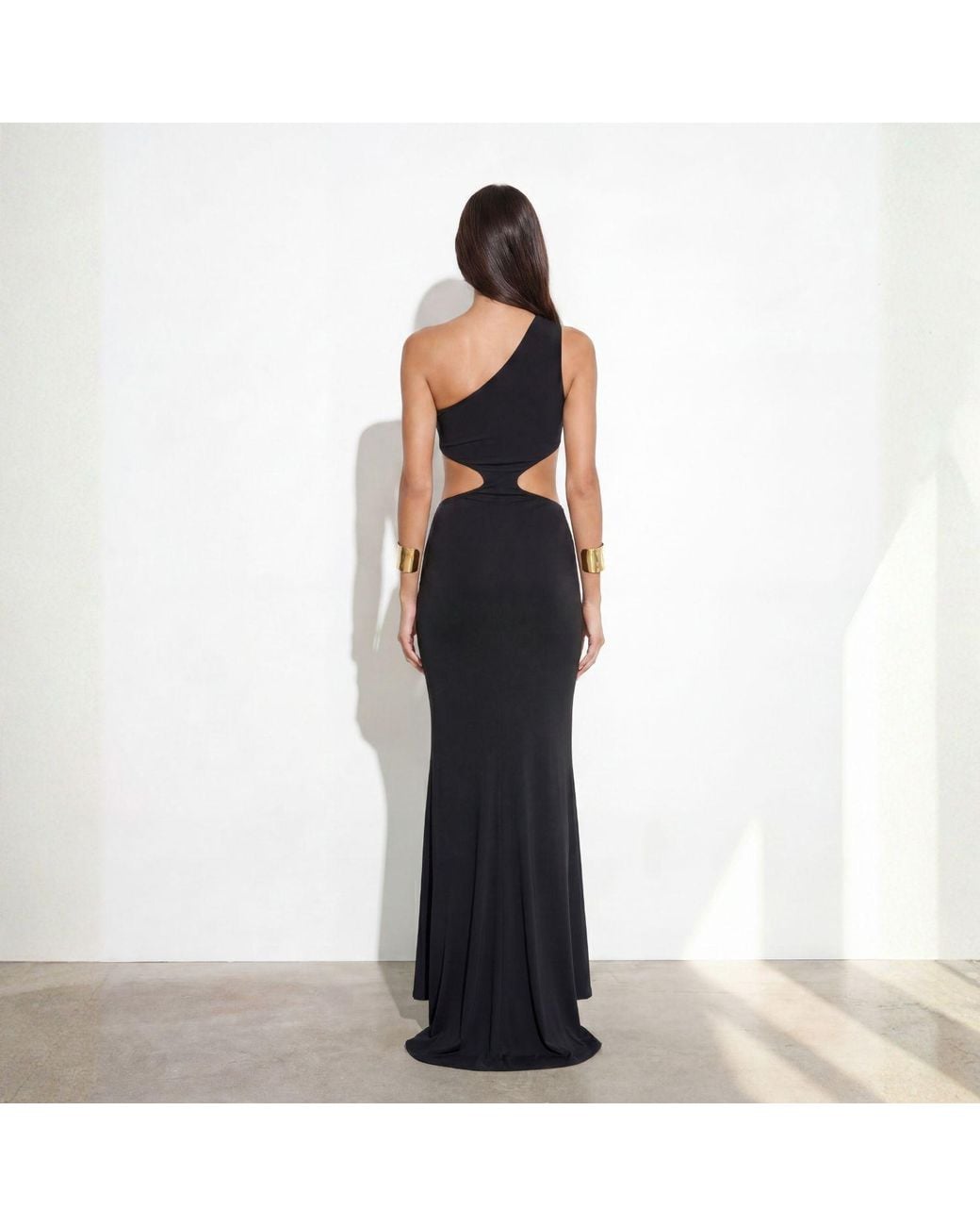 Alia Studio Black Elara Maxi Dress