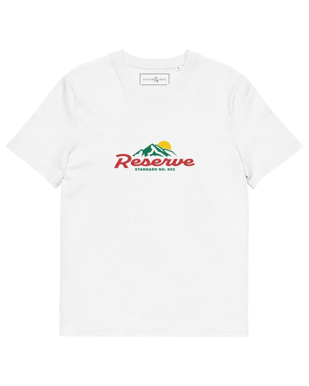Anchor and Crew White Reserve No. Two Supply Organic Cotton T-Shirt