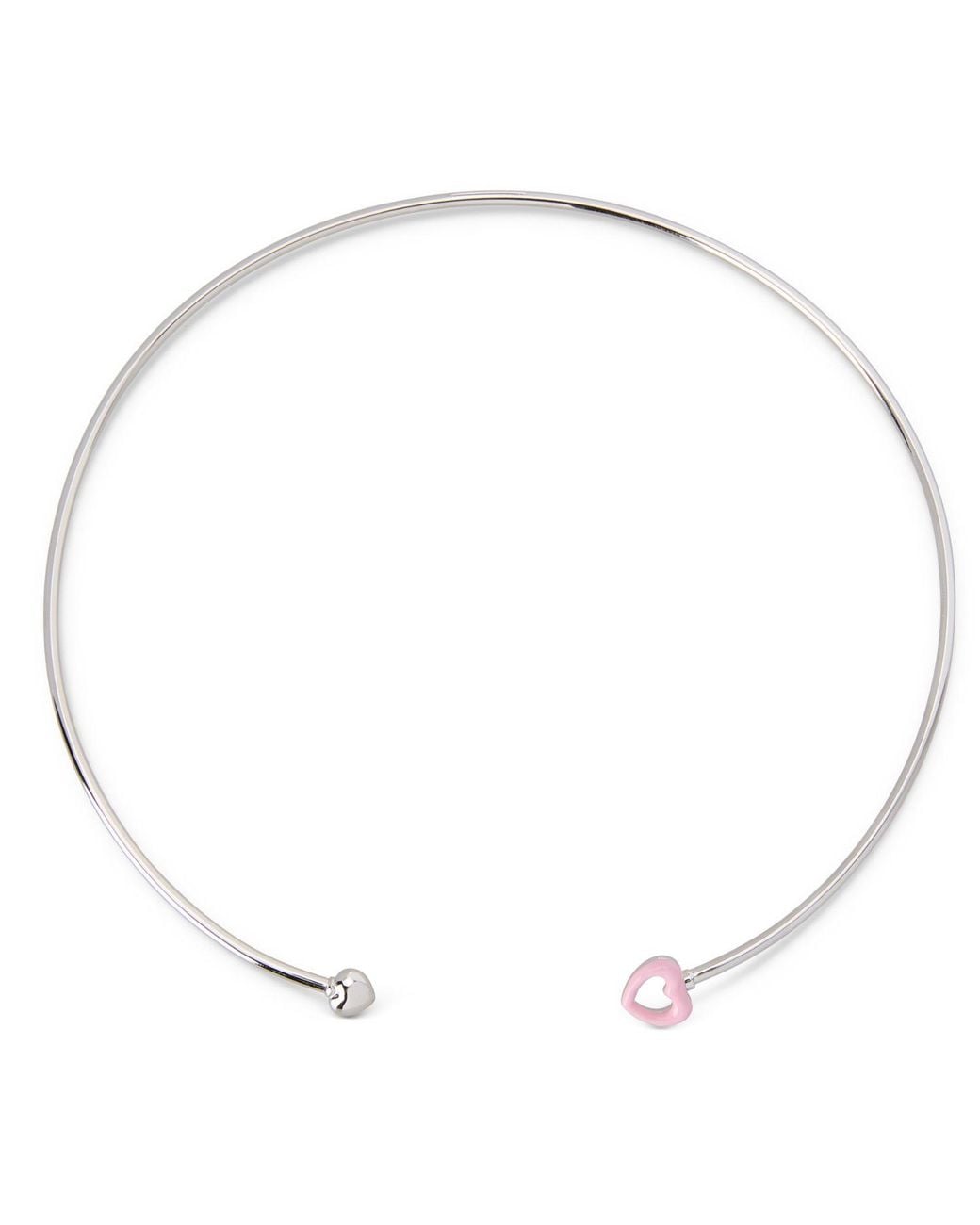 Dolcetto Designs Metallic Cometa Enamel Heart Choker