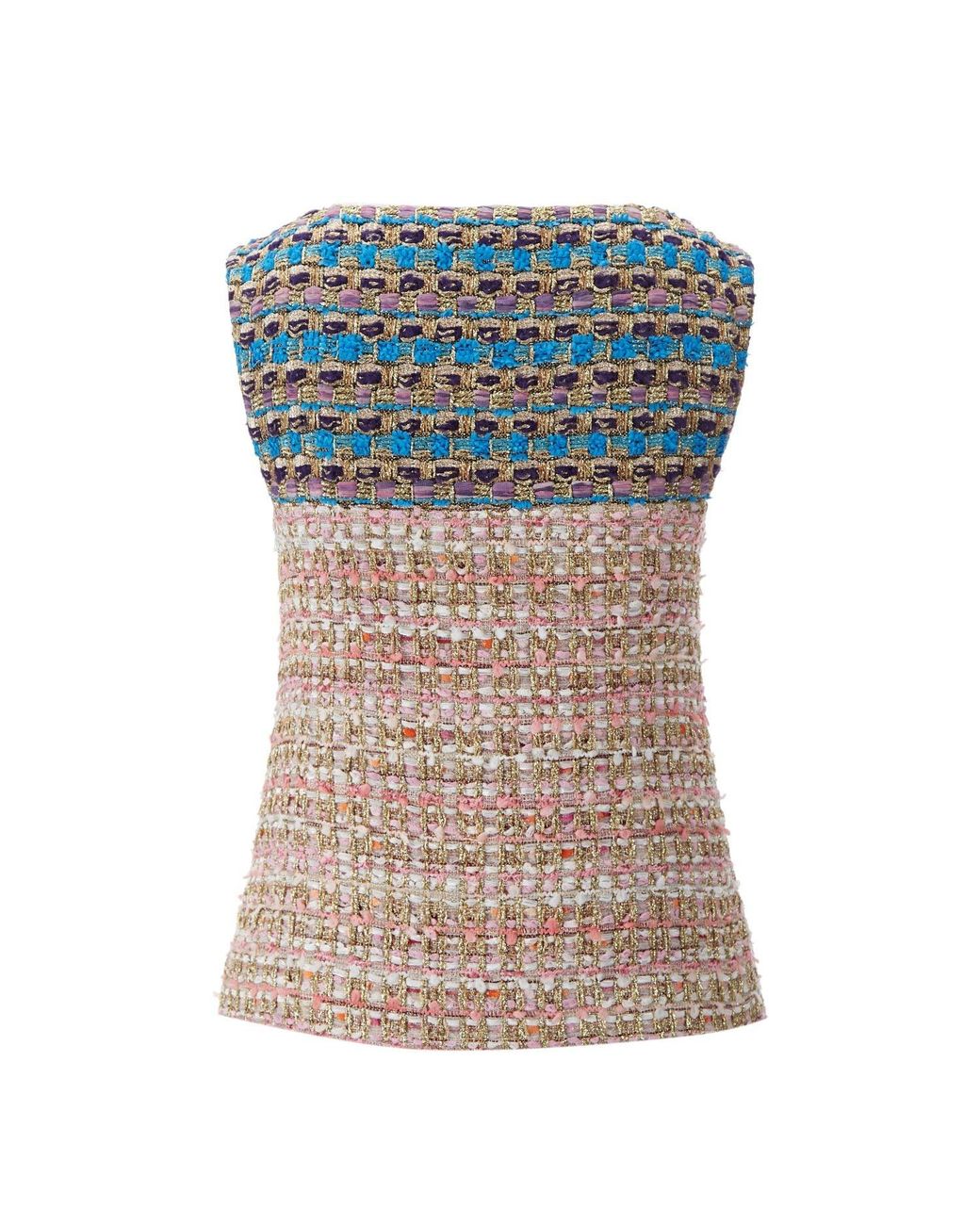 RUE AGTHONIS Blue Bebe Paille Top