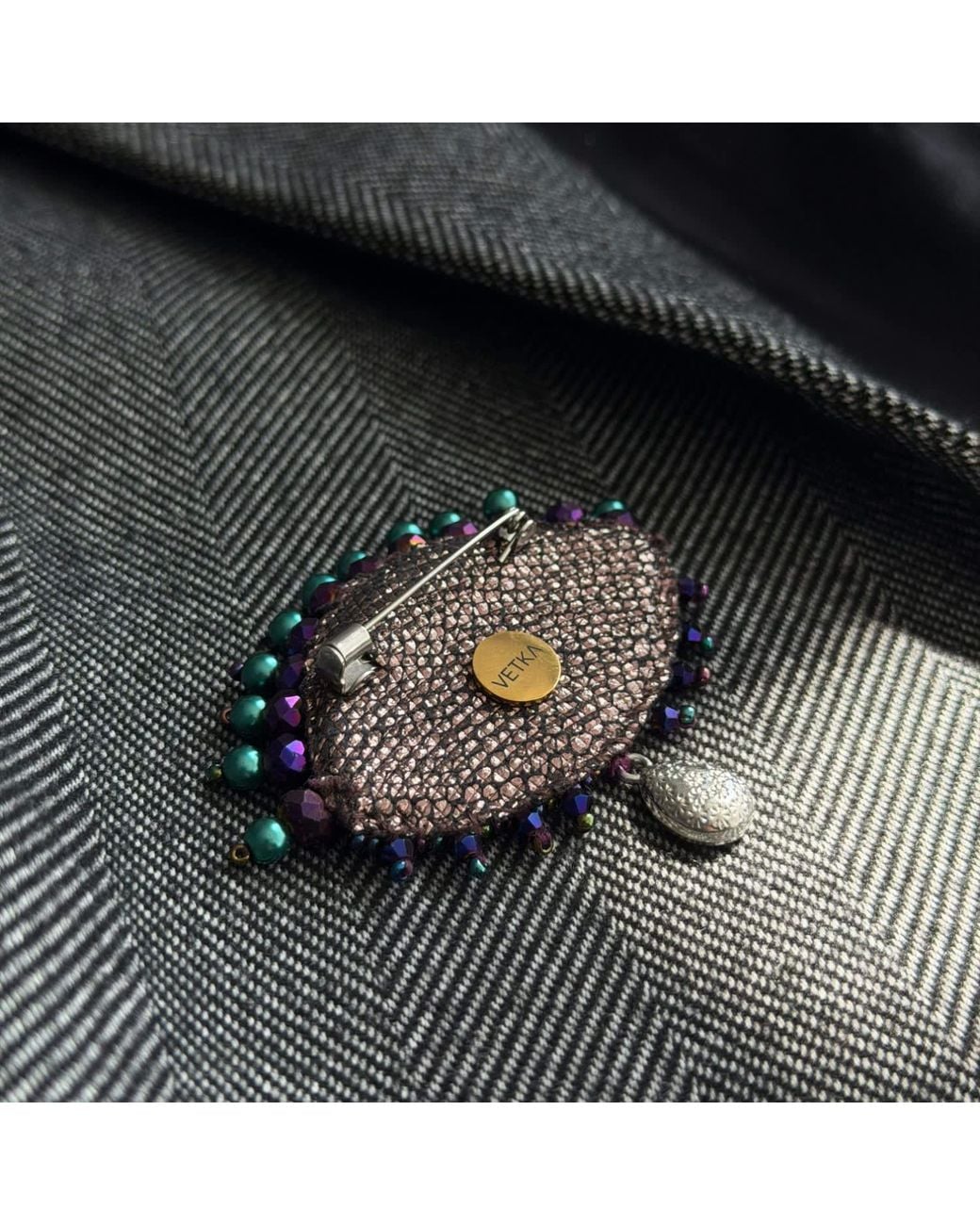 VETKA Black Talisman Eye Brooch – Shadow Oracle
