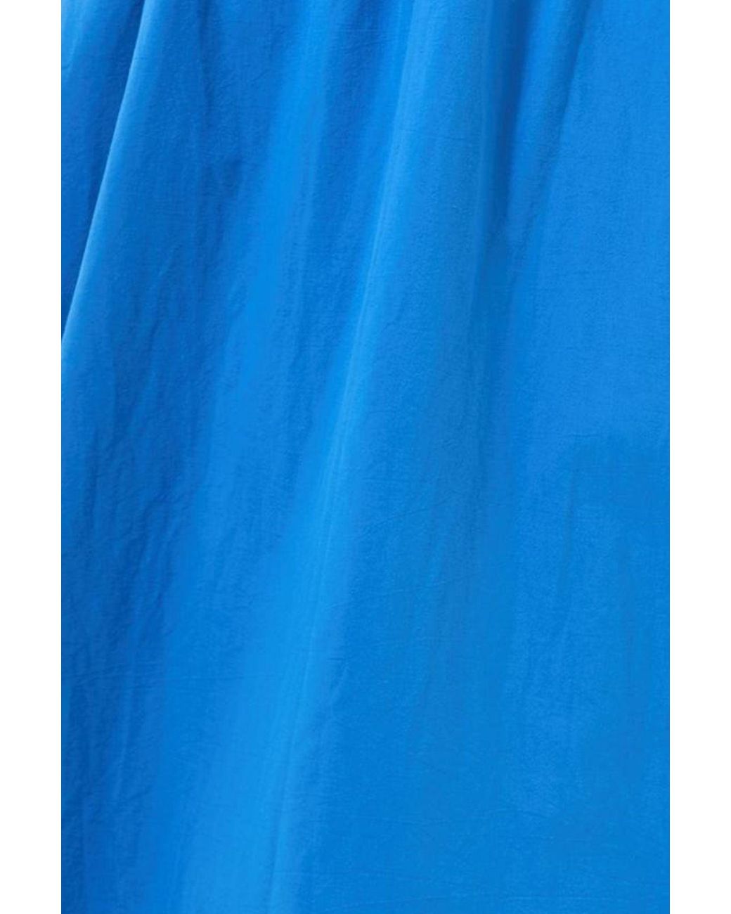 Louche Blue Zoeline Recycled Cotton Midaxi Skirt