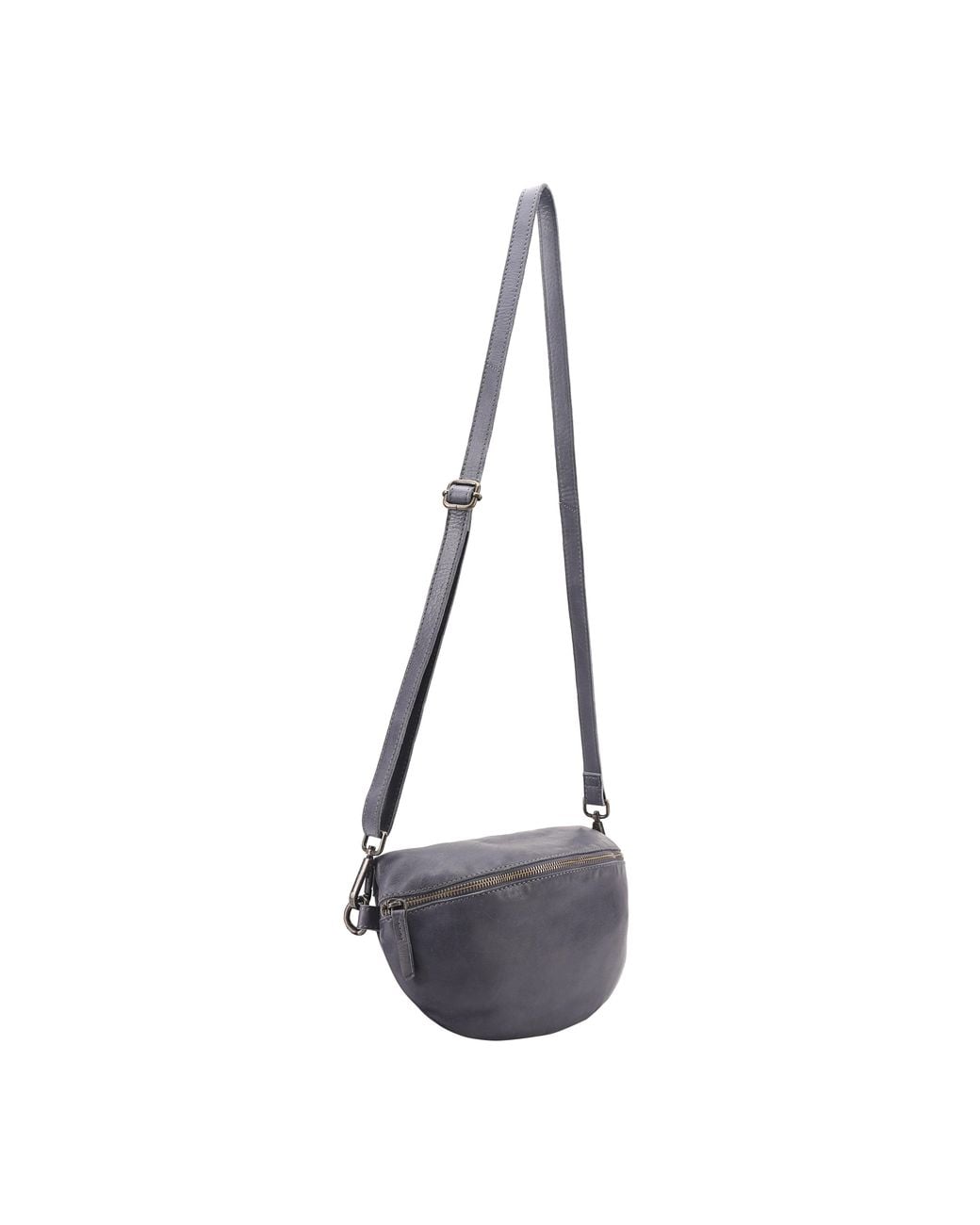 Lloyd Baker Gray Birch Leather Crossbody Bag