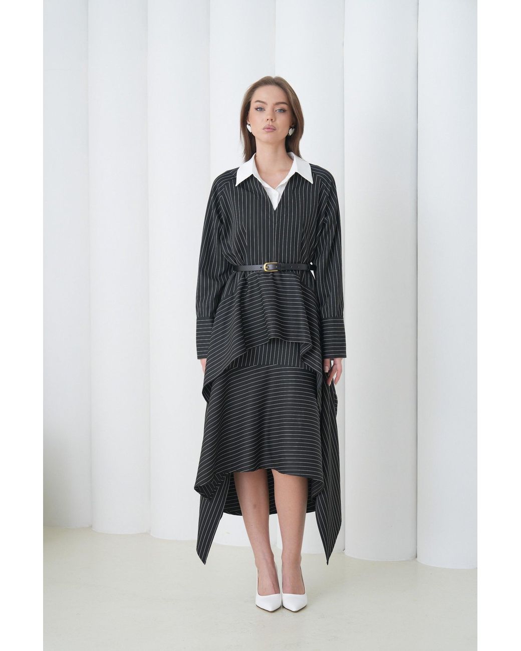 Lumina Eligma Black Aurelia Sculpt Dress