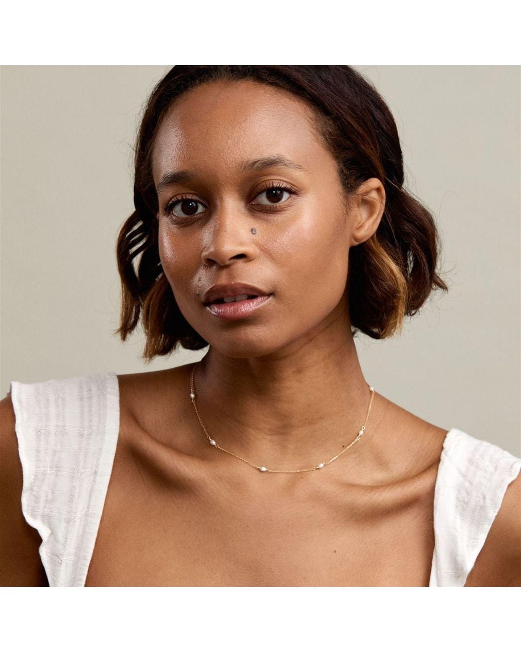 SET & STONES Metallic Madeline Necklace