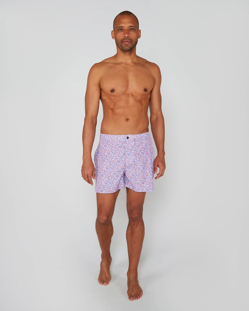 Lords of Harlech Purple Quack Lawn Swim Short for men
