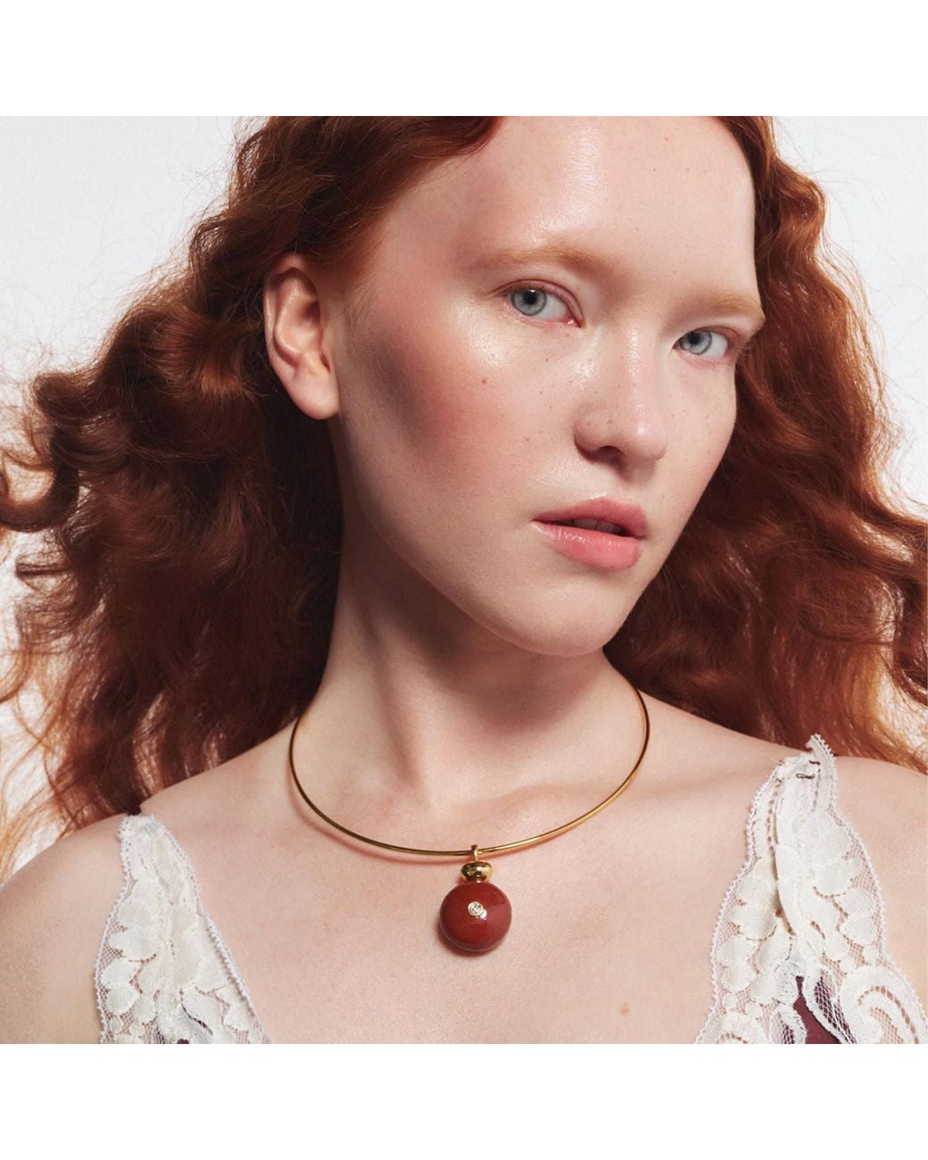 Saule Label Brown Paloma Collar Necklace