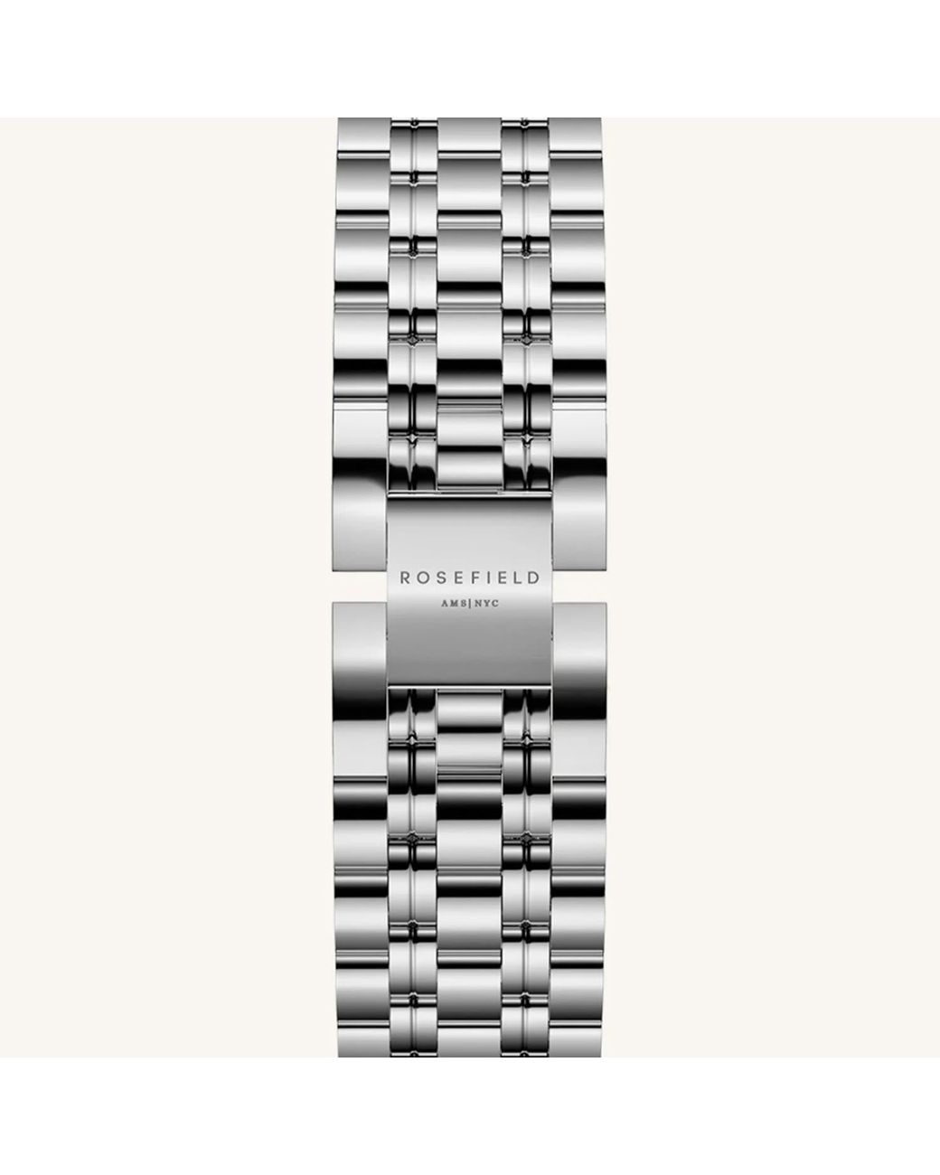 ROSEFIELD Metallic Upper East Side Mint Green Watch In Silver