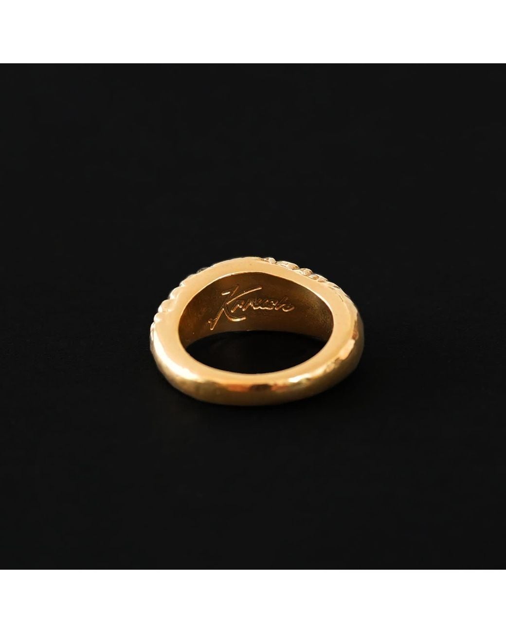 Krush Metallic Rio Python Textured Ring