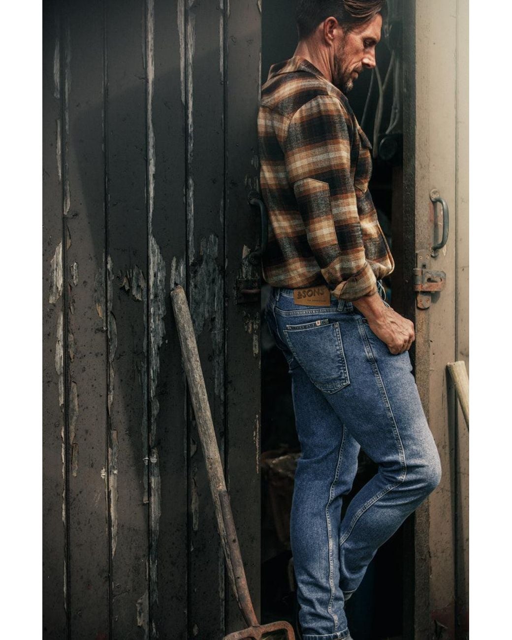 &SONS Trading Co Blue Brandon Jeans Washed for men