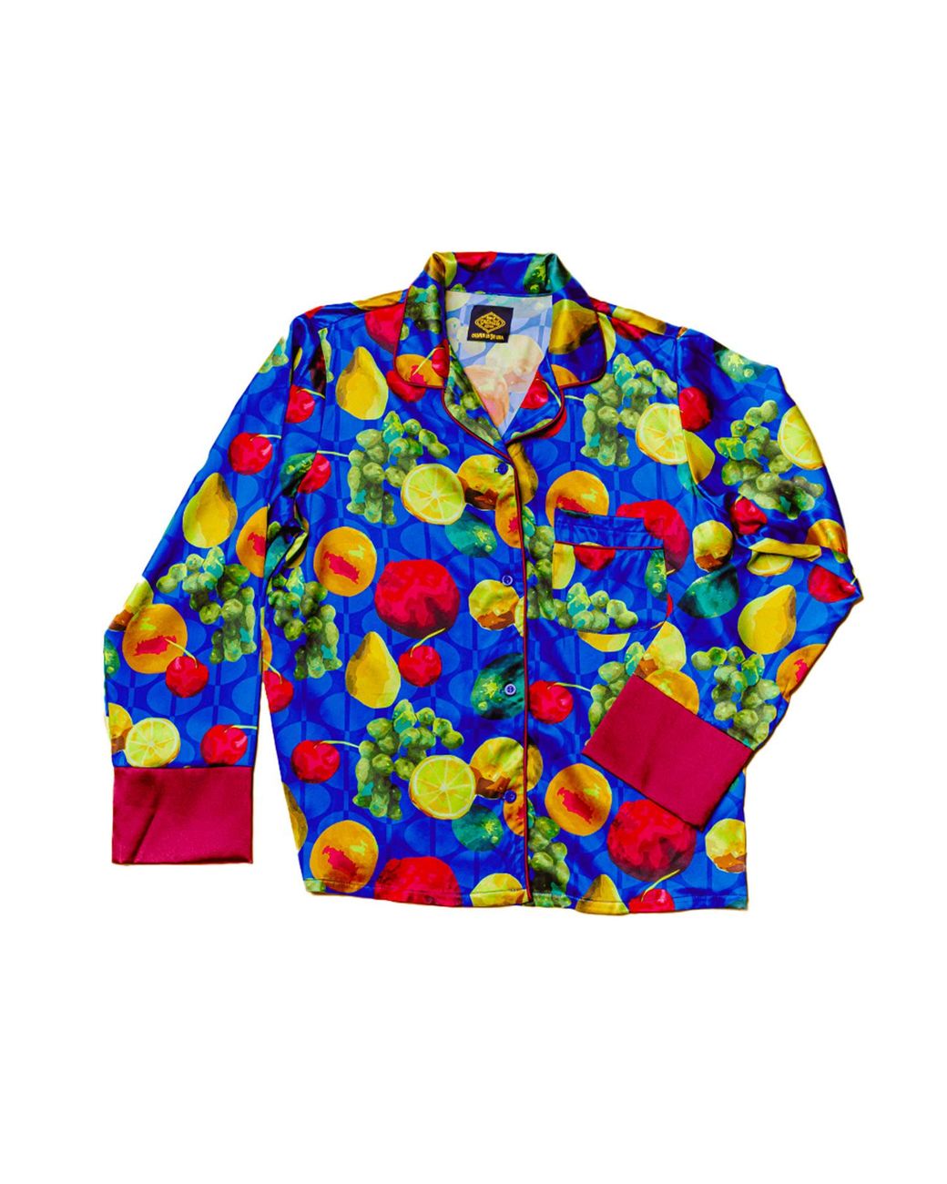 House of Caswell Blue Mia Silk Shirt