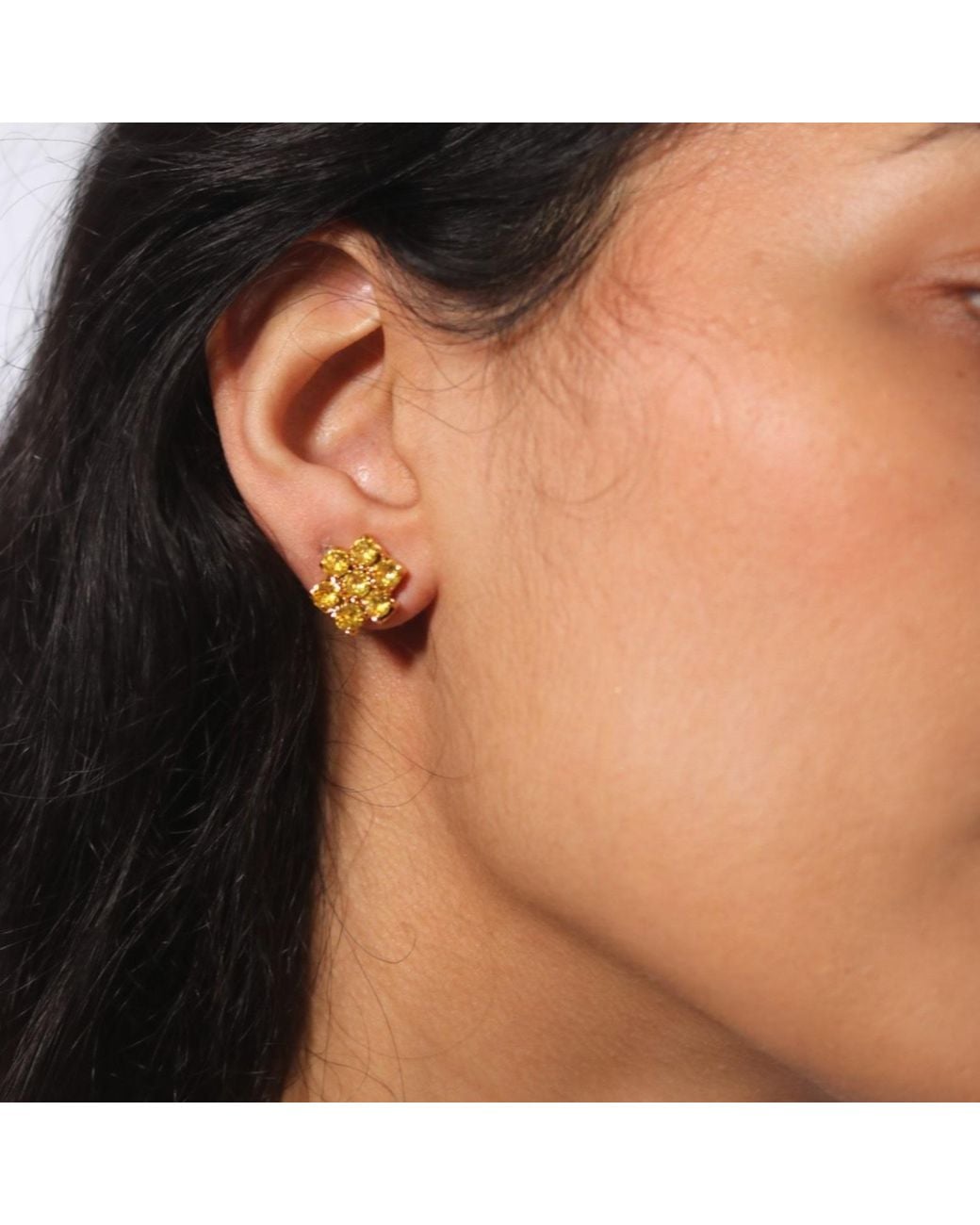 Vicki Sarge Black The Hive Earrings