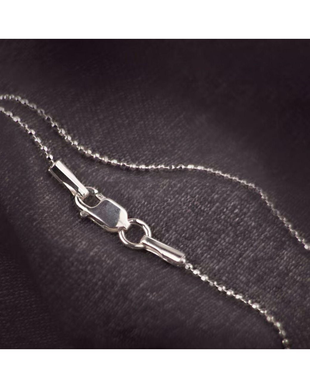 The Jewellery Store London Metallic Fine Ball Chain