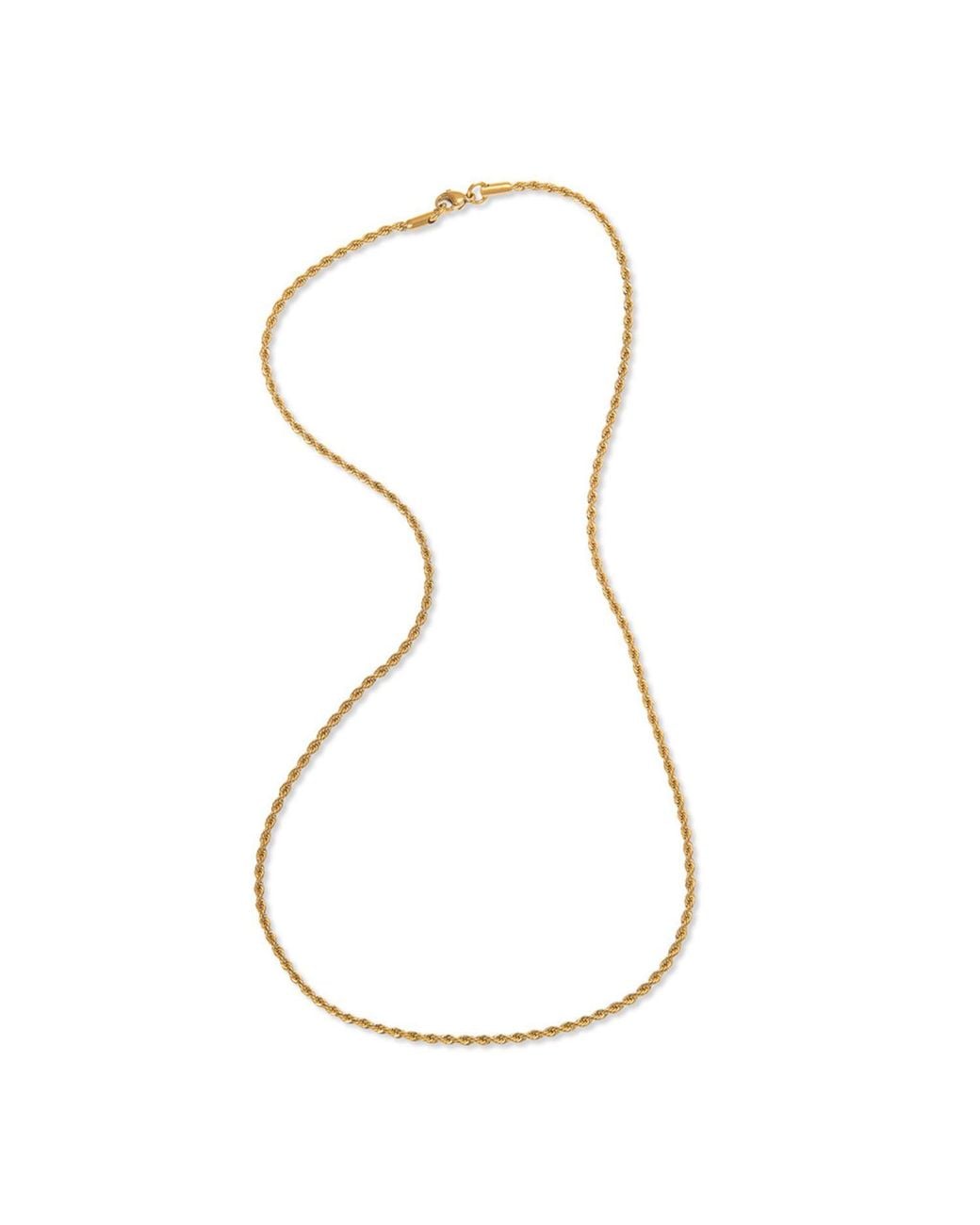 A Weathered Penny White Long Delicate Rope Chain