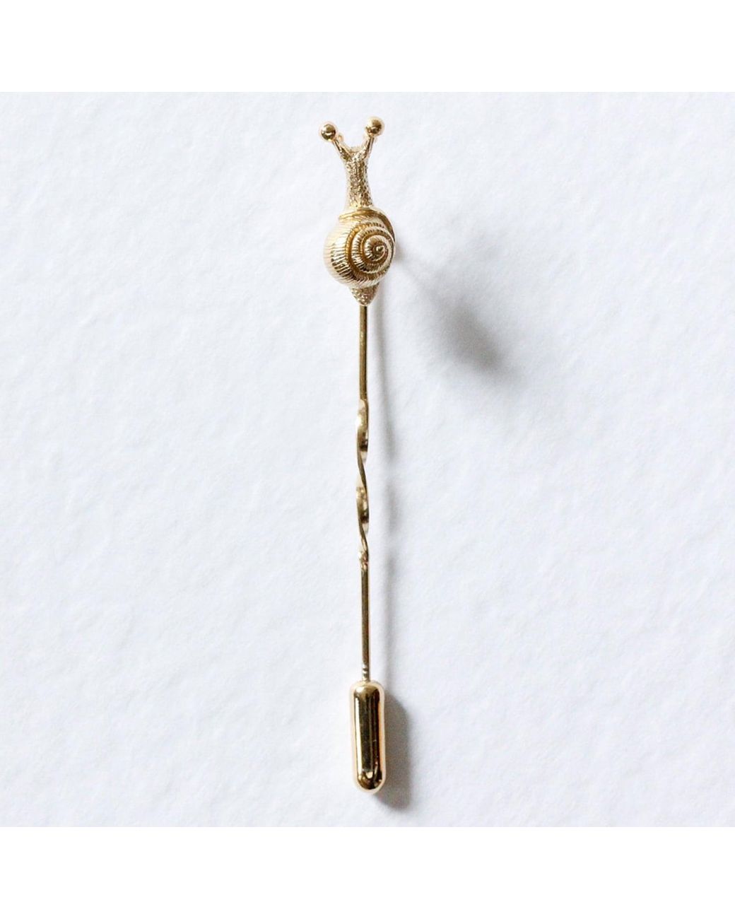Lee Renee Metallic Baby Snail Tie Pin for men