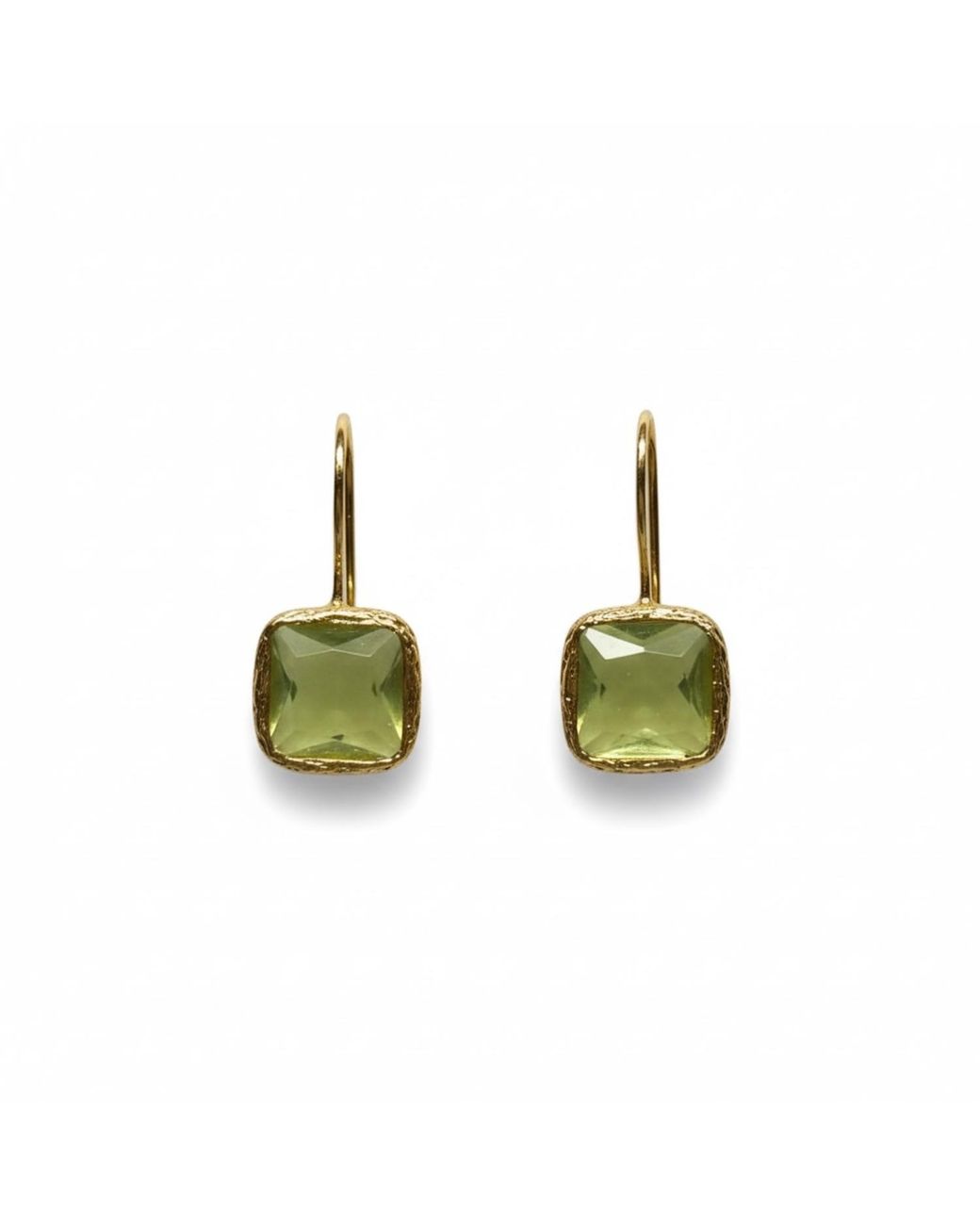 La Pluie Jewellery Green Olina Earrings