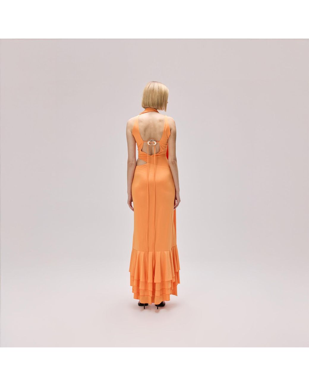 Herfetch Orange Maxi Satsuma Dress