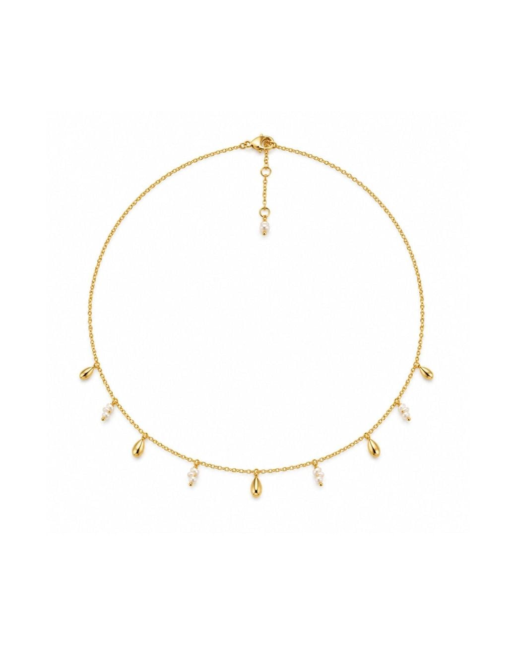 Lalinde Metallic Bare Necklace