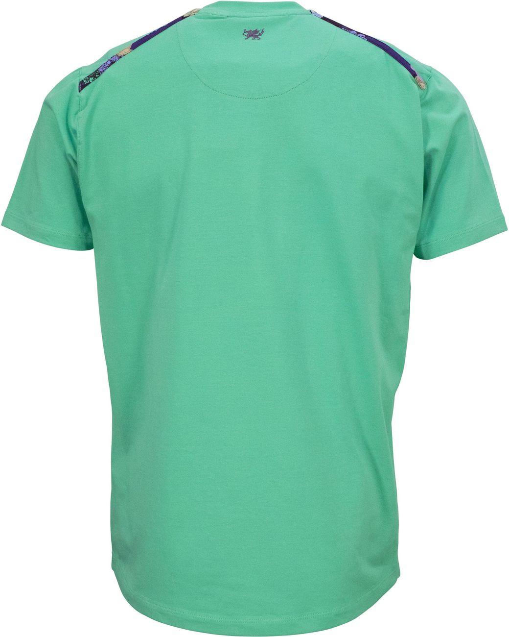 Lords of Harlech Green Carson Embossed Floral Tee for men