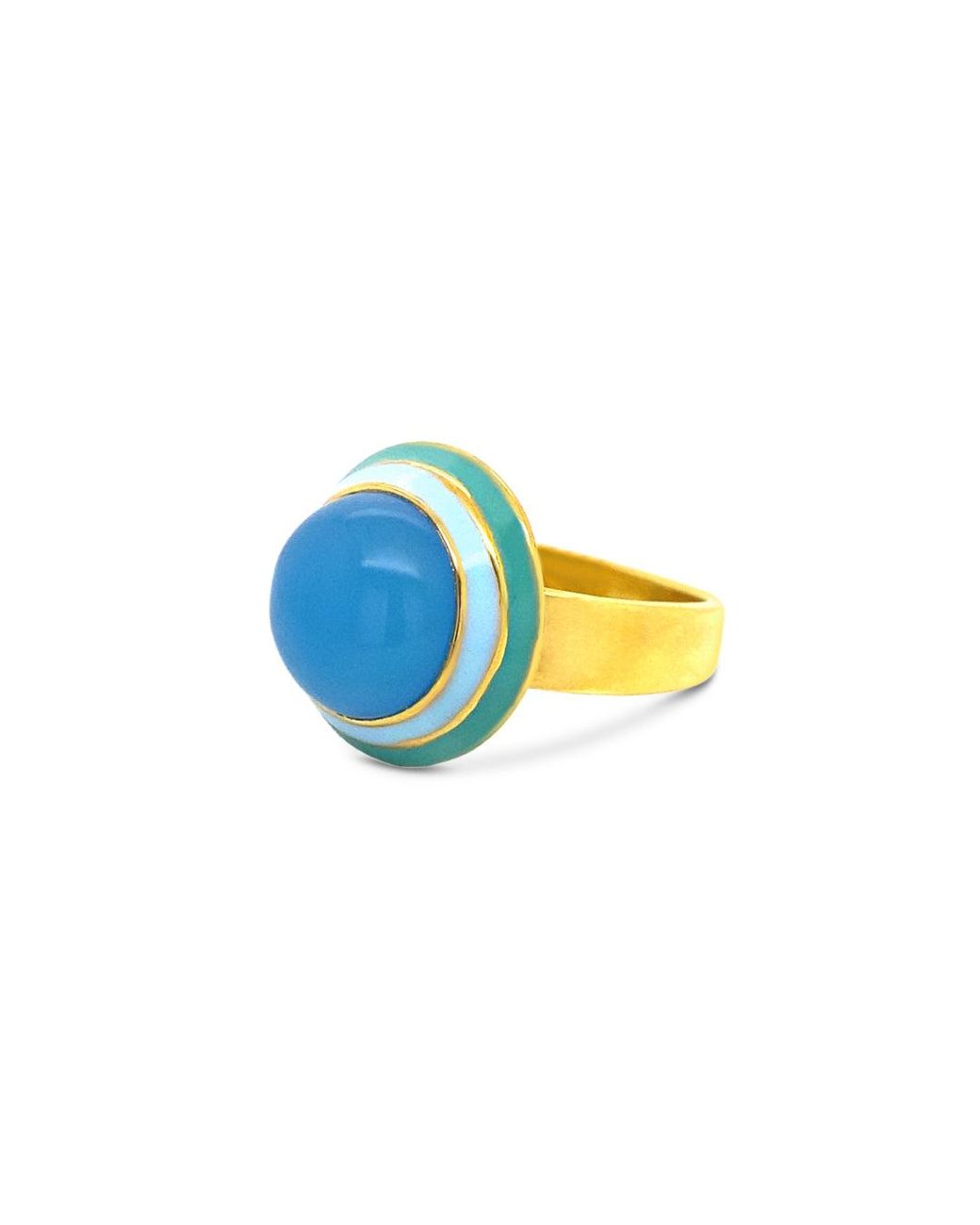 GEM BAZAAR Blue Duomo Ring