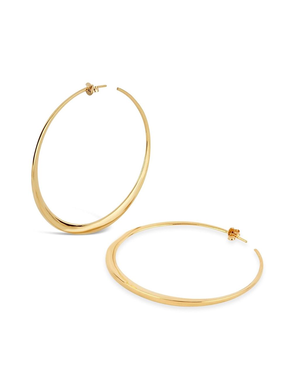 Dinny Hall Metallic Signature Large Dinny Hoops