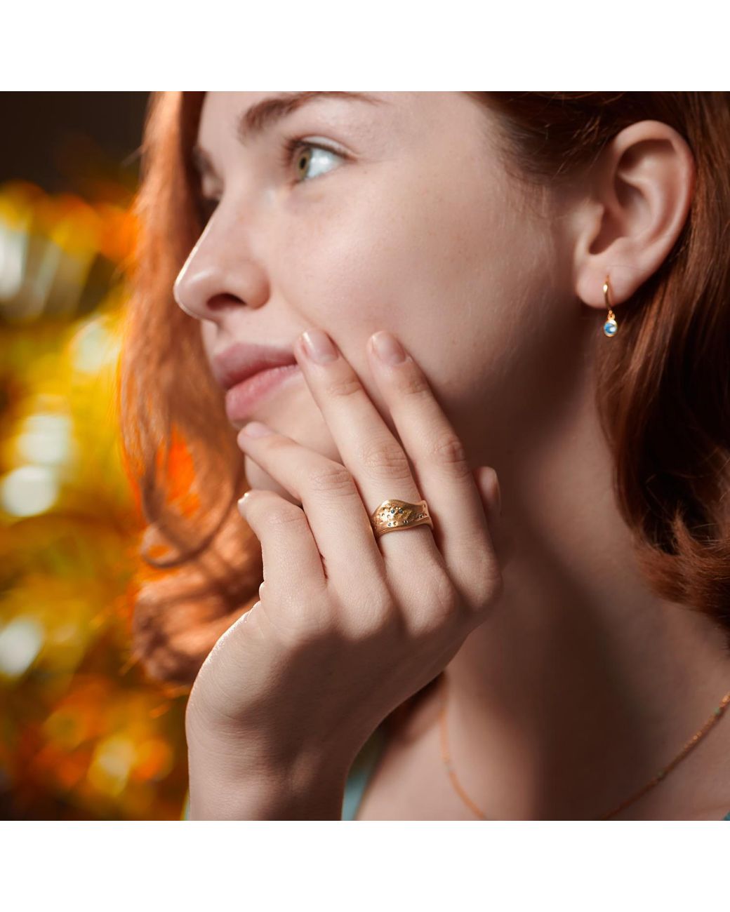 Janus Edinburgh Natural Portobello Vermeil Ring