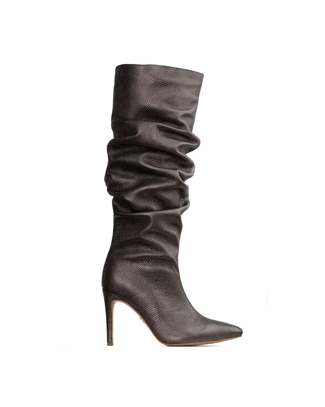 Ginissima Brown Dark Leather Eva Boots
