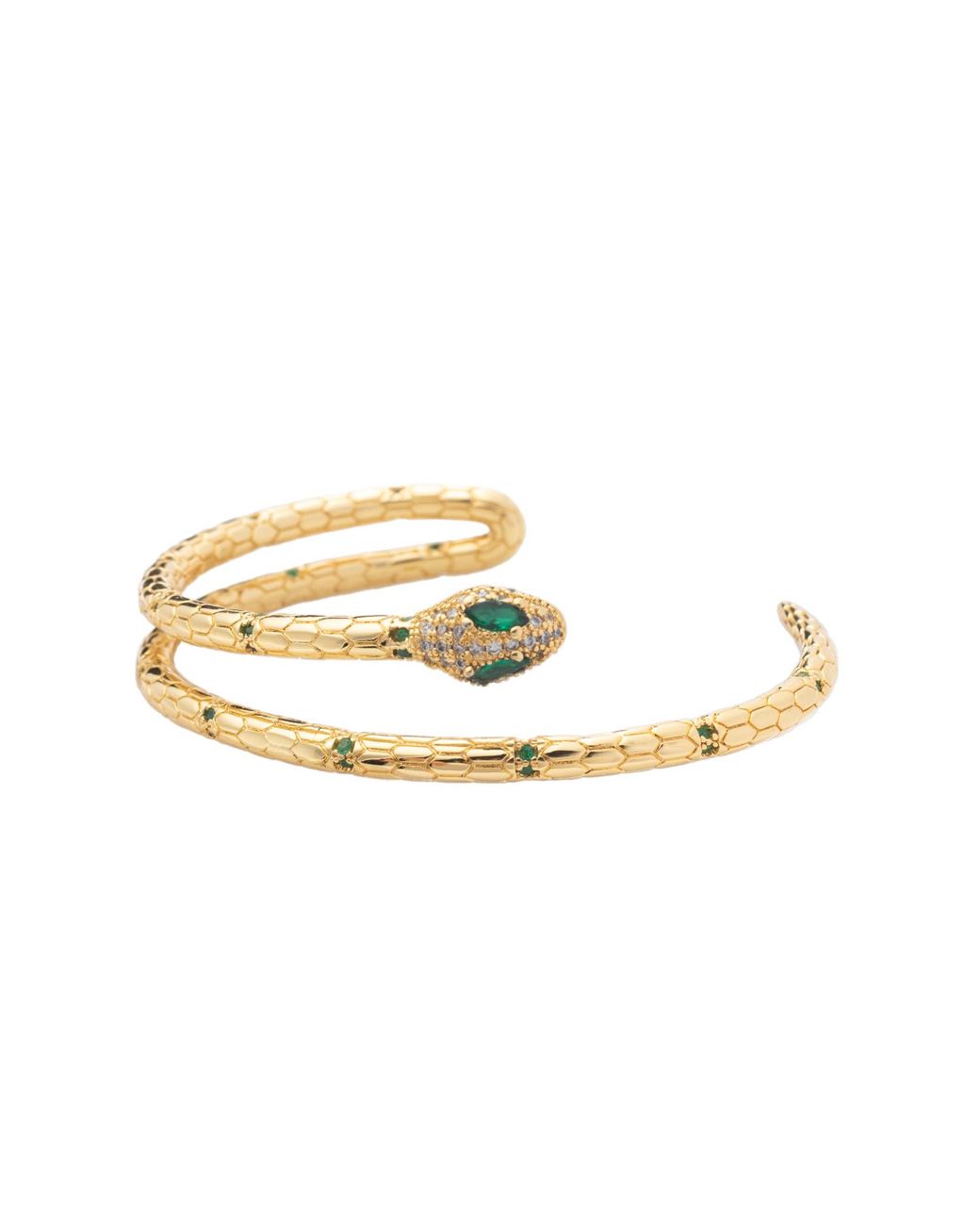 Starfish Project Metallic Snake 'Little Dragon' Cuff Bracelet