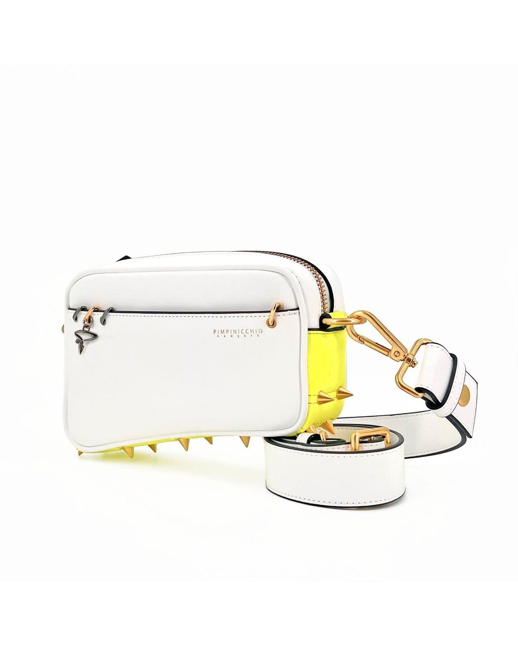 Pimpinicchio New York Metallic Asymmetrical Belt Bag