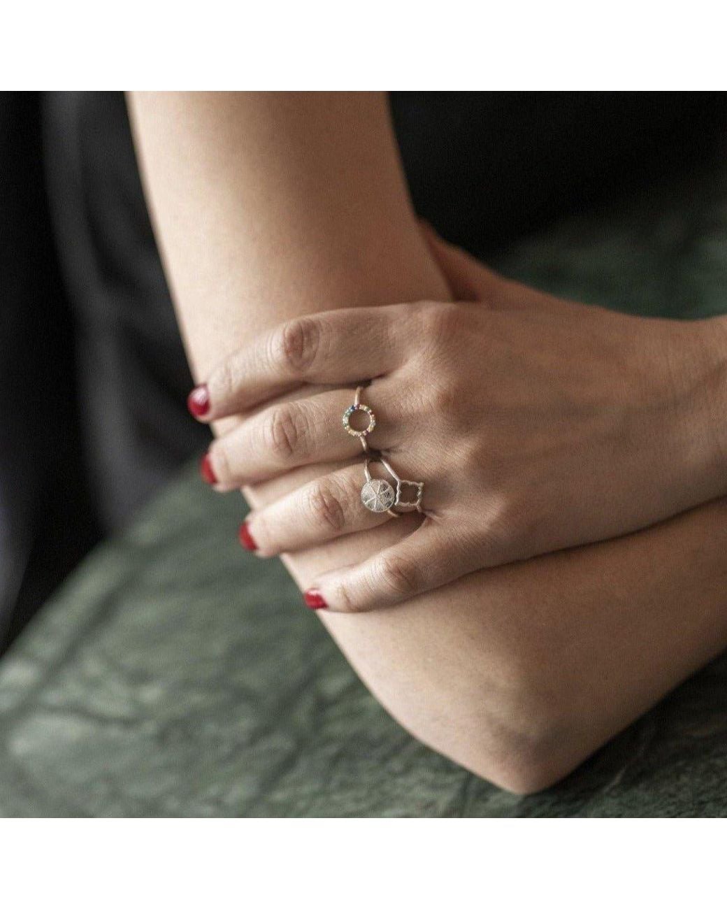 With Love Darling Metallic Energy Ring
