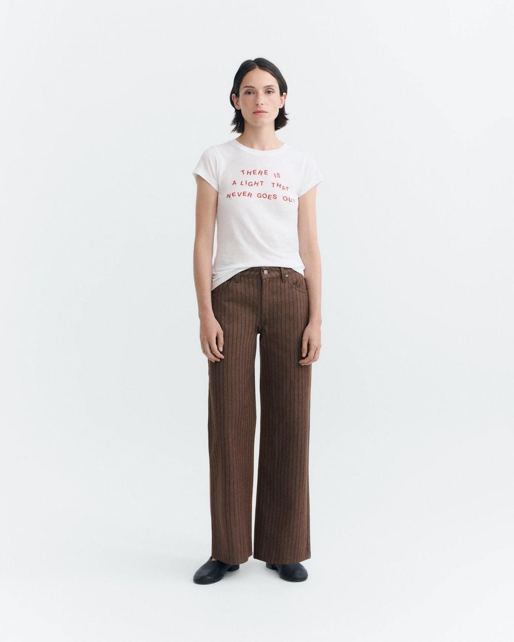 Thinking Mu Brown Striped Natural Dyes Kettan Low-Rise Trousers