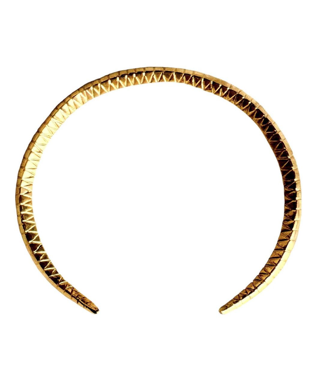 Aki Roc Jewelry Metallic Edge Cuff Bracelet