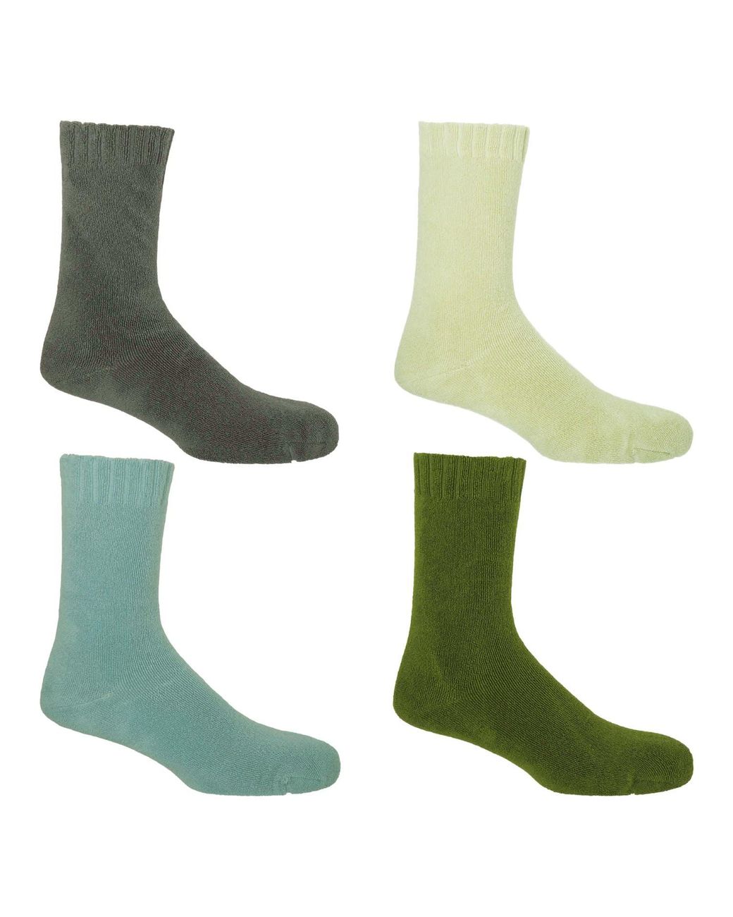 Peper Harow - Made in England Green Ribbed Cuff Bed Socks – Bundle Classic for men