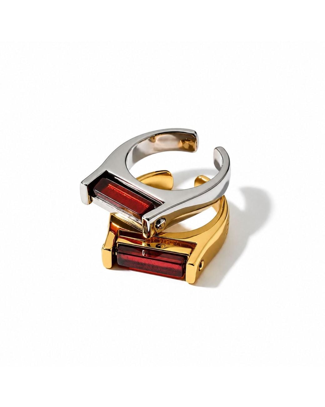 Qibai Metallic Capricorn Zodiac Ring –