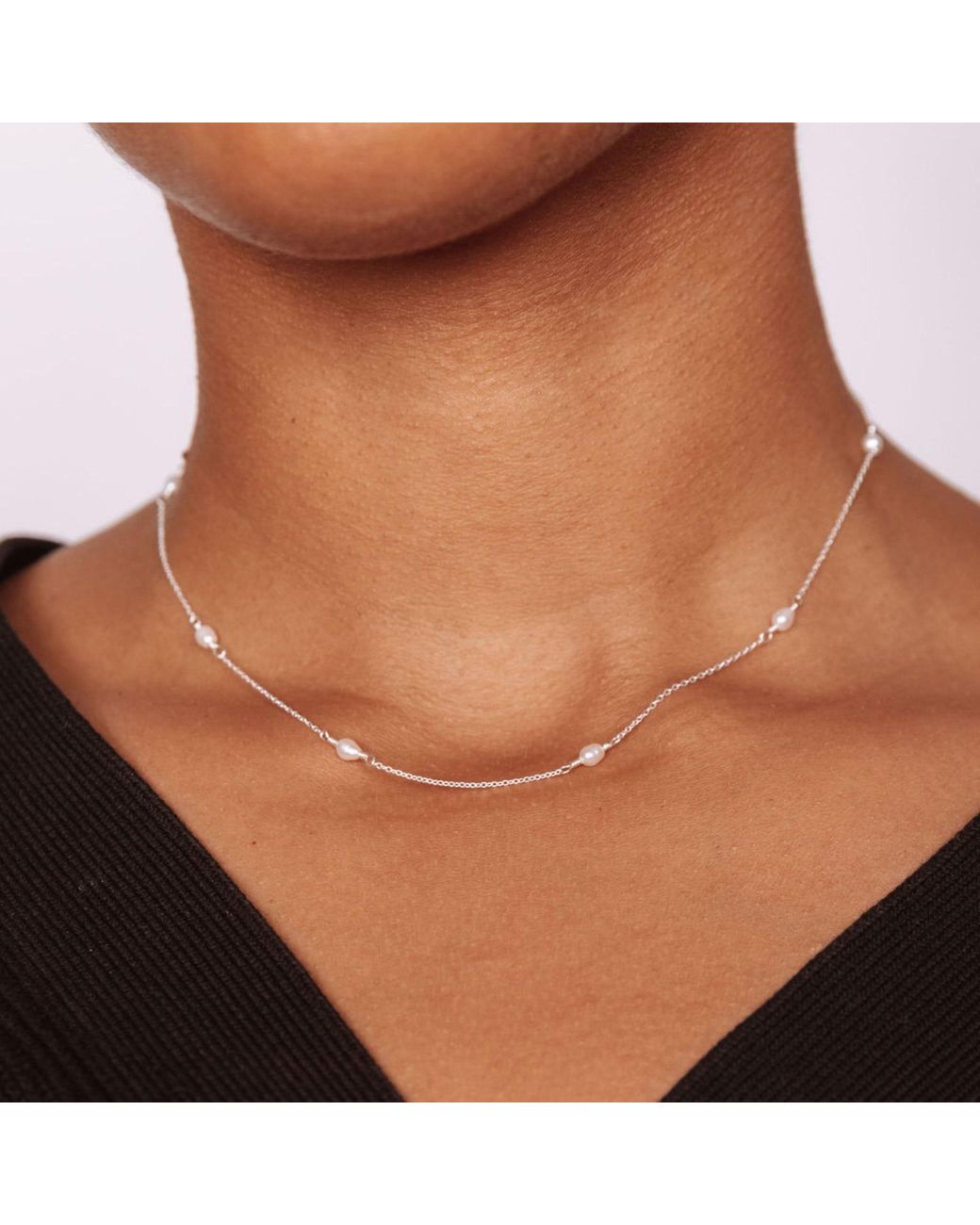 SET & STONES Metallic Madeline Necklace