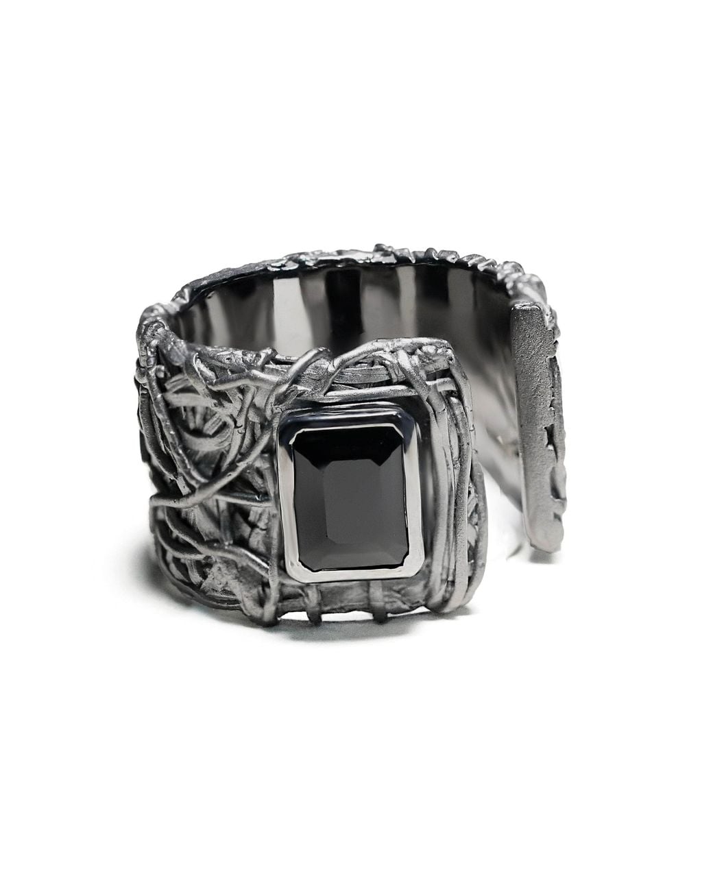German Kabirski Black Regin Onyx Ring for men