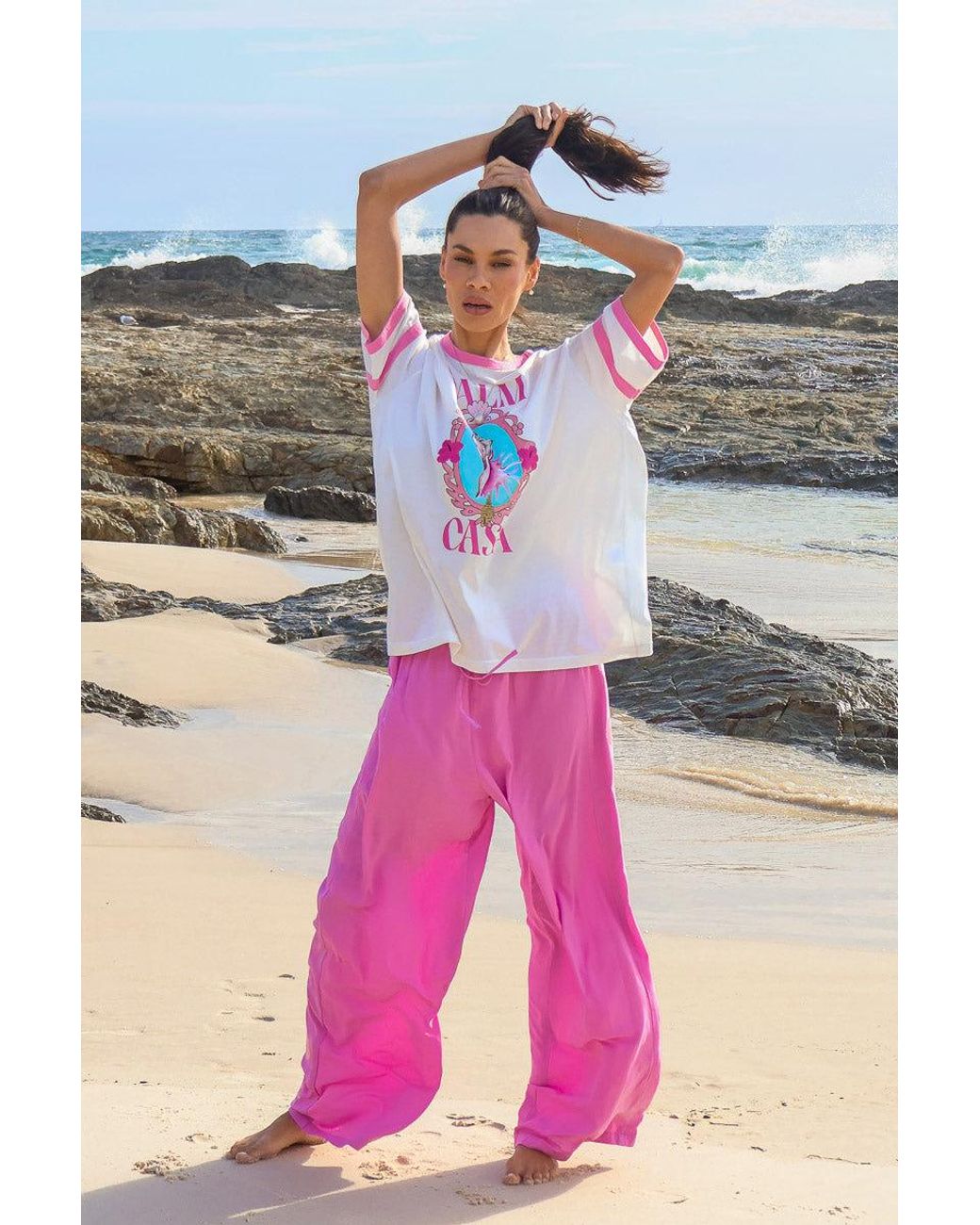 Palm Collective Pink Romi Pants