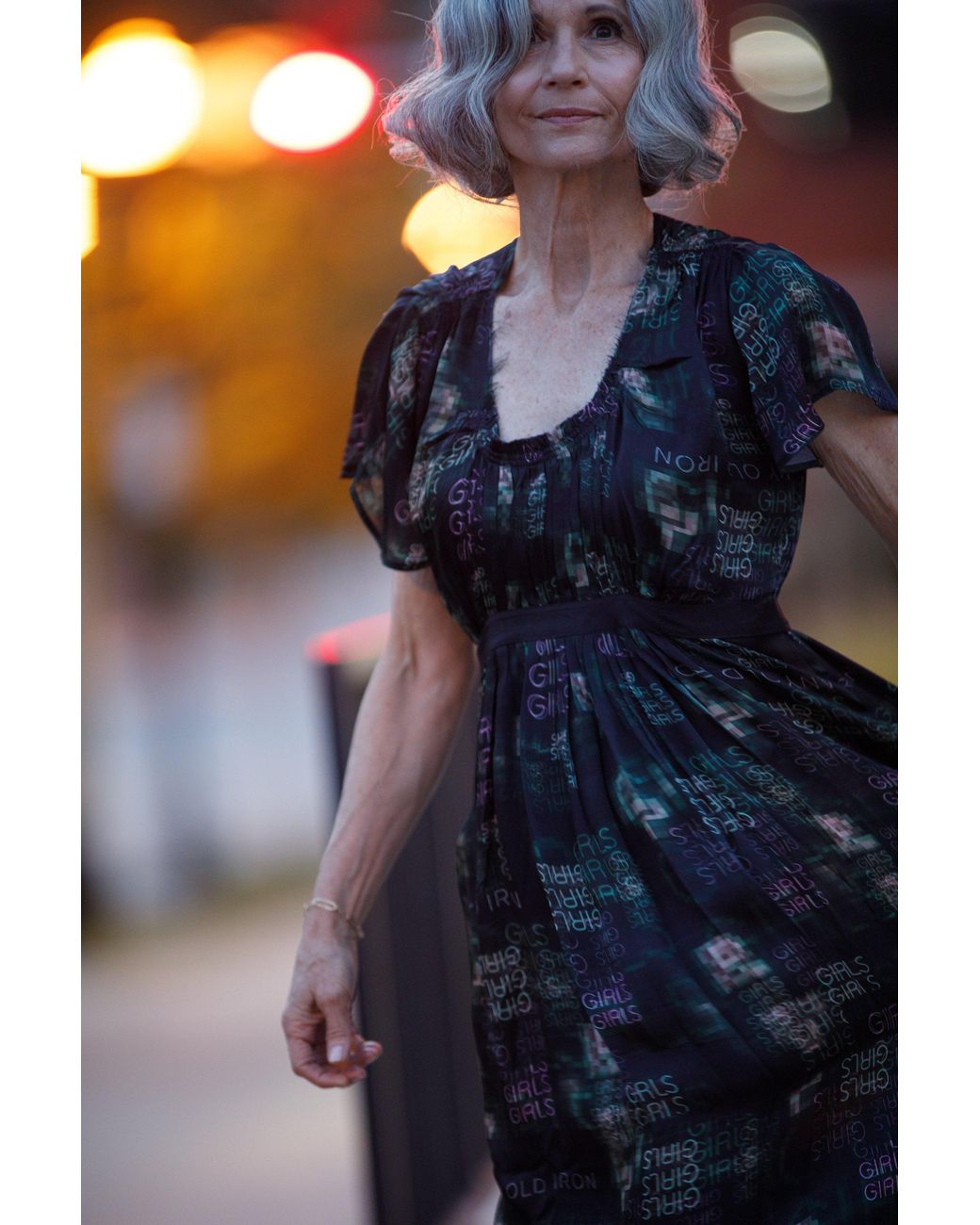 Any Old Iron Blue Goddess Dress