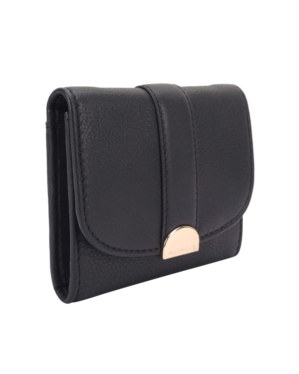 Paul Costelloe Black Lovel Leather Purse