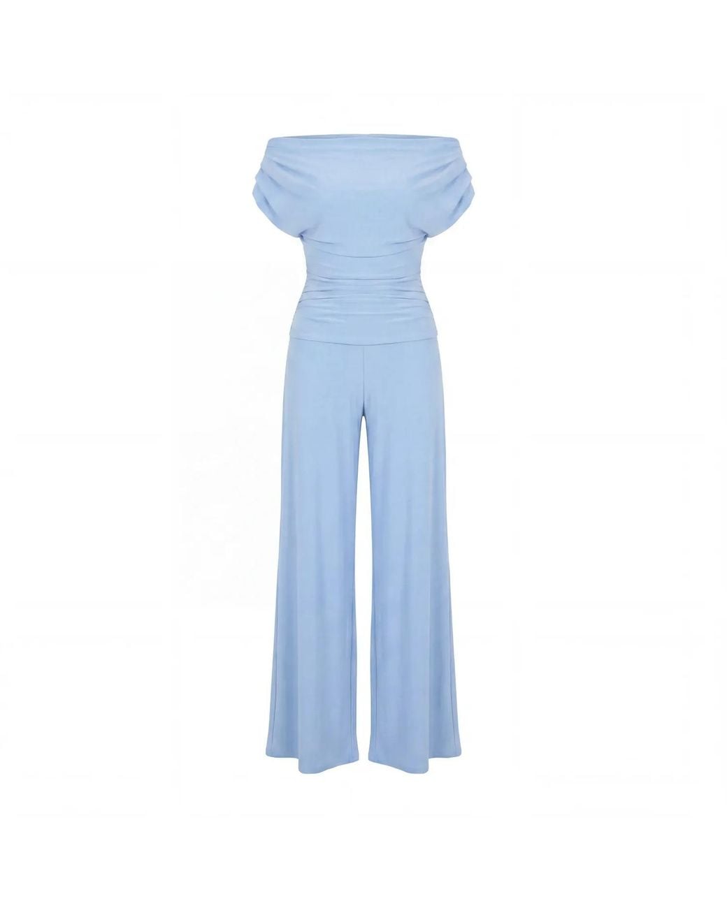 Atom Label Blue Carbon Jumpsuit