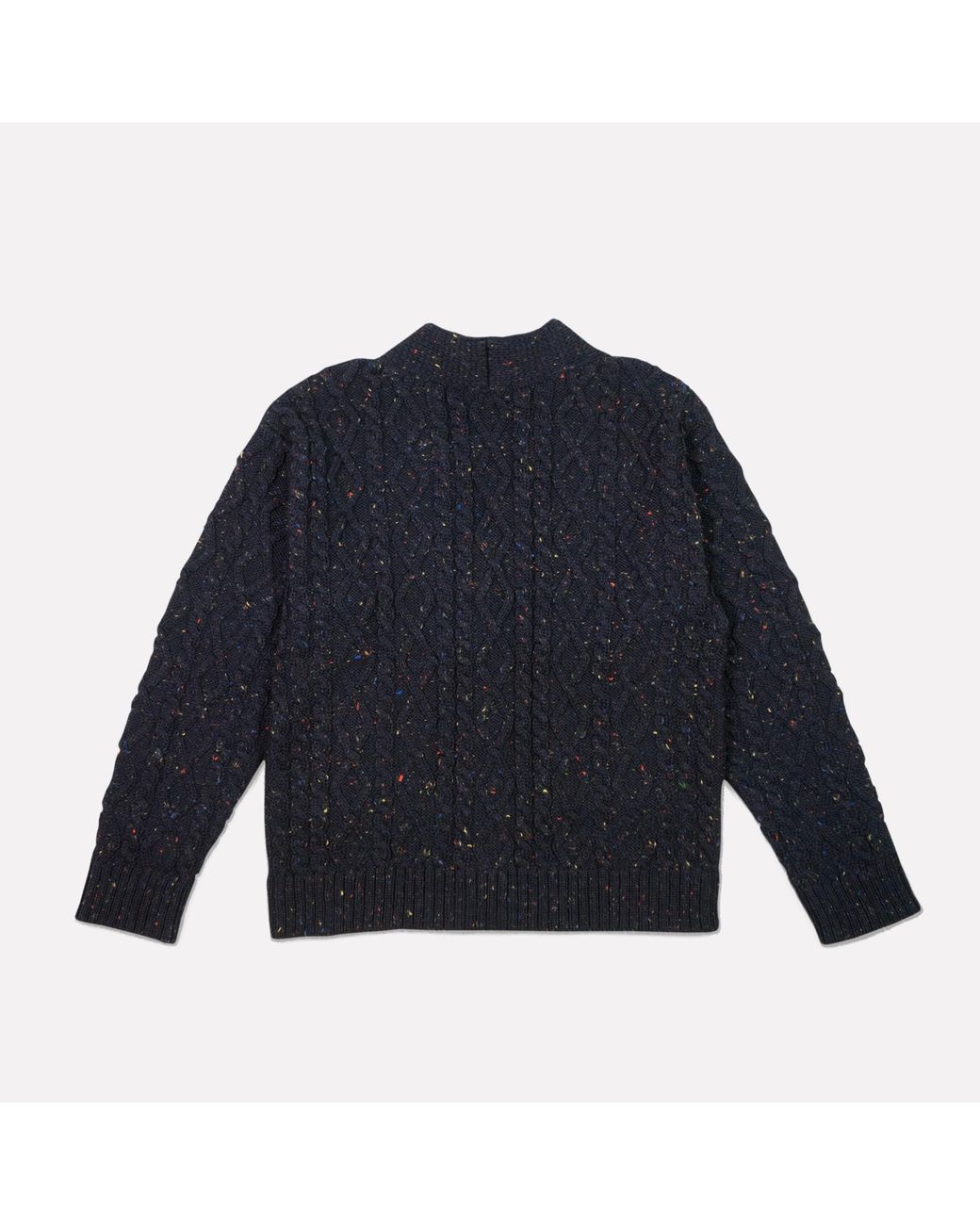 Gigi Knitwear Blue Neutrals Wild Flower Cardi