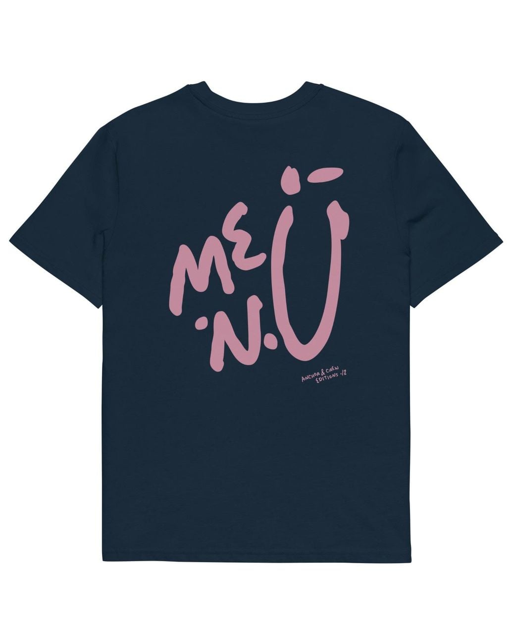 Anchor and Crew Blue Twelve Me.N.U Editions Organic Cotton T-Shirt for men