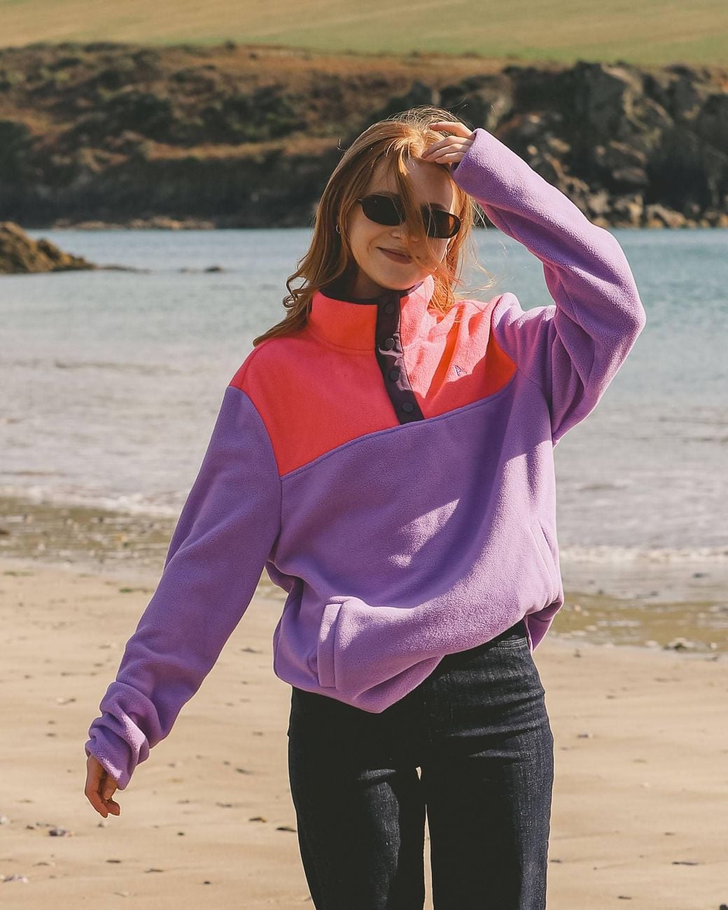 ALOFT Purple Marley Polar Fleece & Lilac