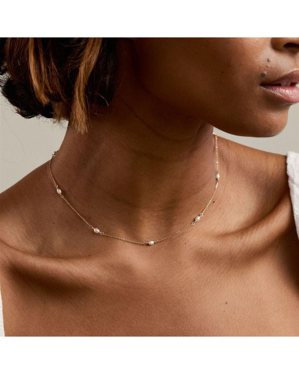 SET & STONES Metallic Madeline Necklace