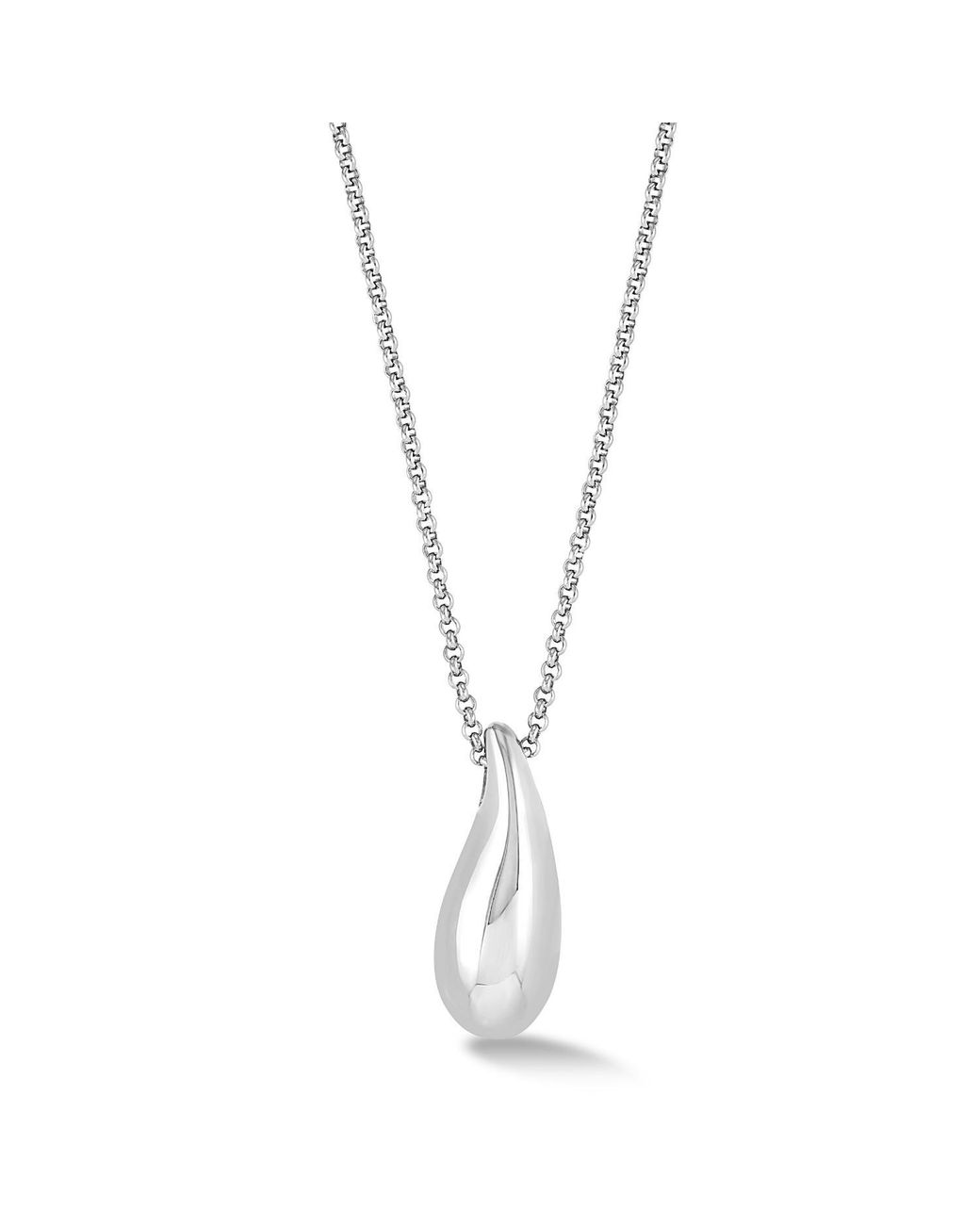 Dower & Hall Metallic Waterfall Droplet Necklace for men