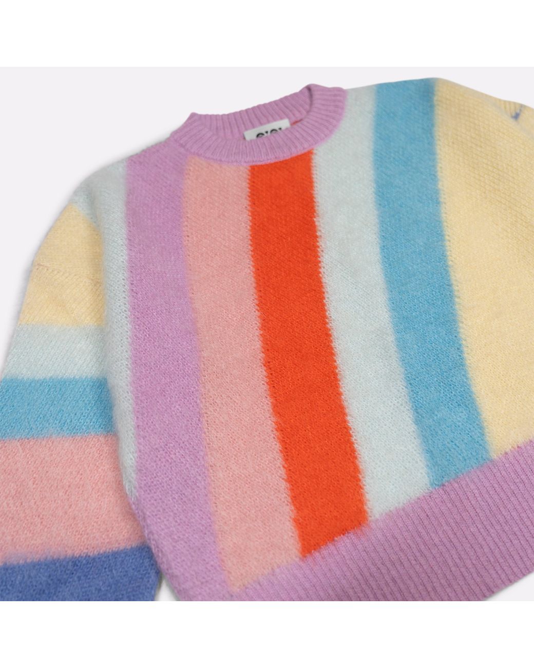 Gigi Knitwear Blue Chrome Stripe Sweater