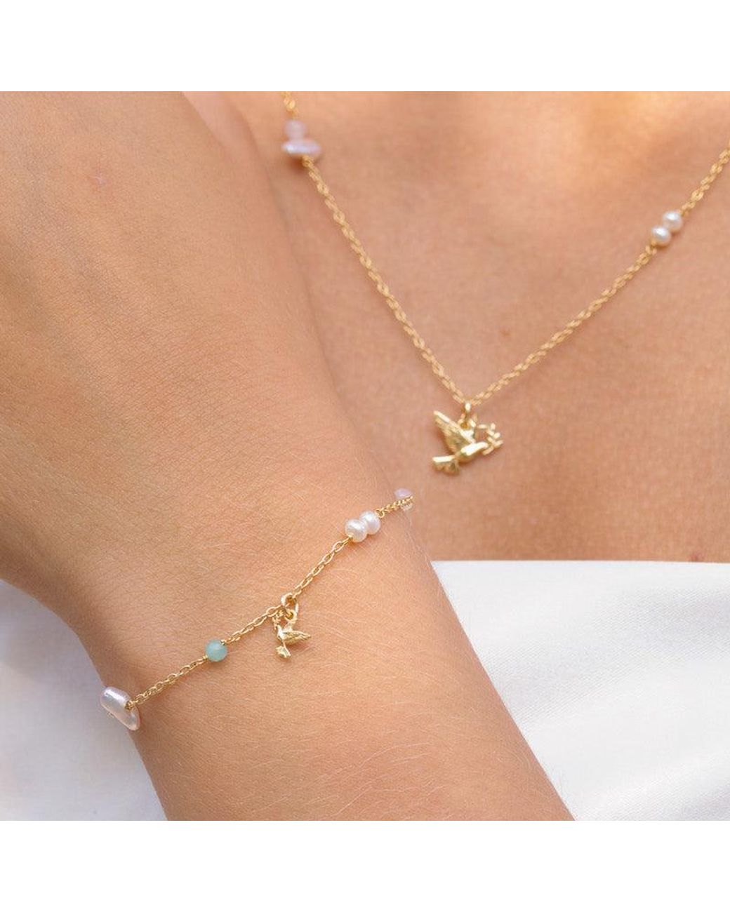 With Love Darling Metallic Peace Gaia Necklace